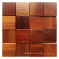 Chinese Style Bumpy Surface Manufacturing Kitchen Wood Mosaic Tile Squares